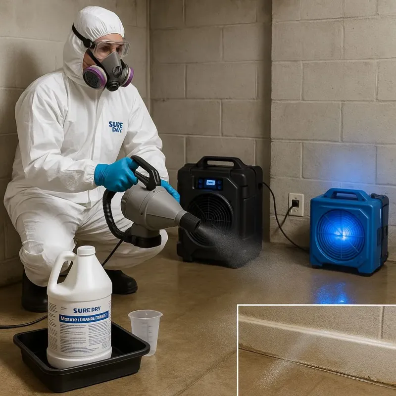 Sanitization and Odor Removal process in Aledo, TX