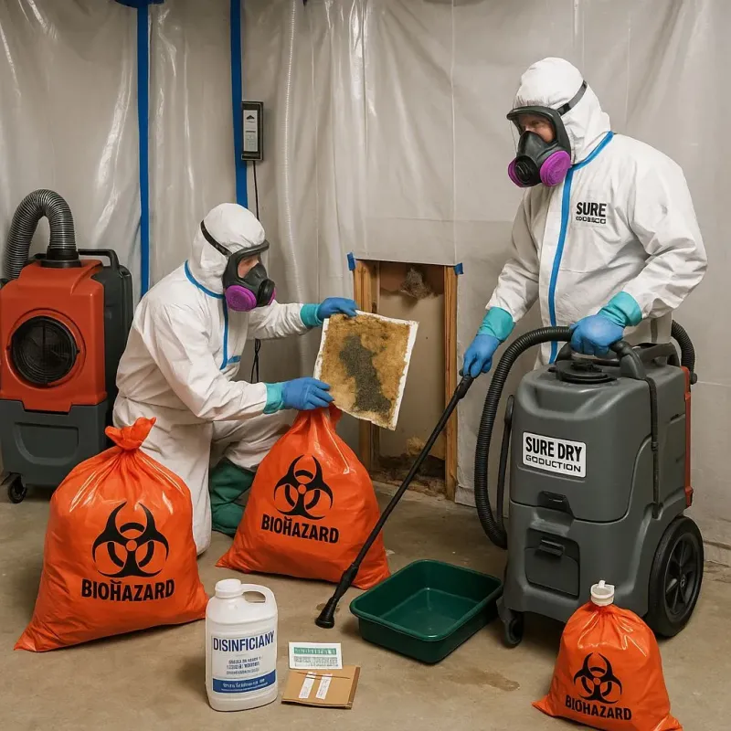 Contaminated Water Handling Protocols process in Aledo, TX