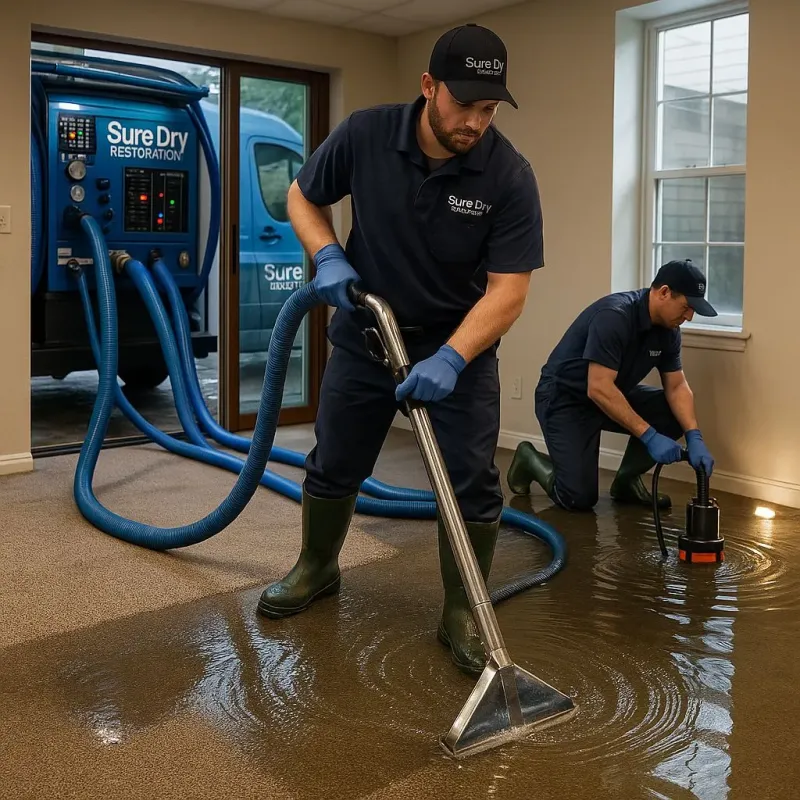 Water Extraction and Removal process in Aledo, TX